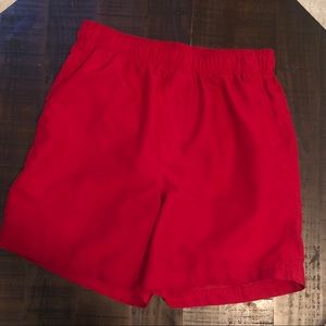 Red Swim Trunks